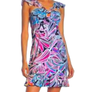 NWT Trina Turk Henna Ruffle Strap Mini Dress Size 2